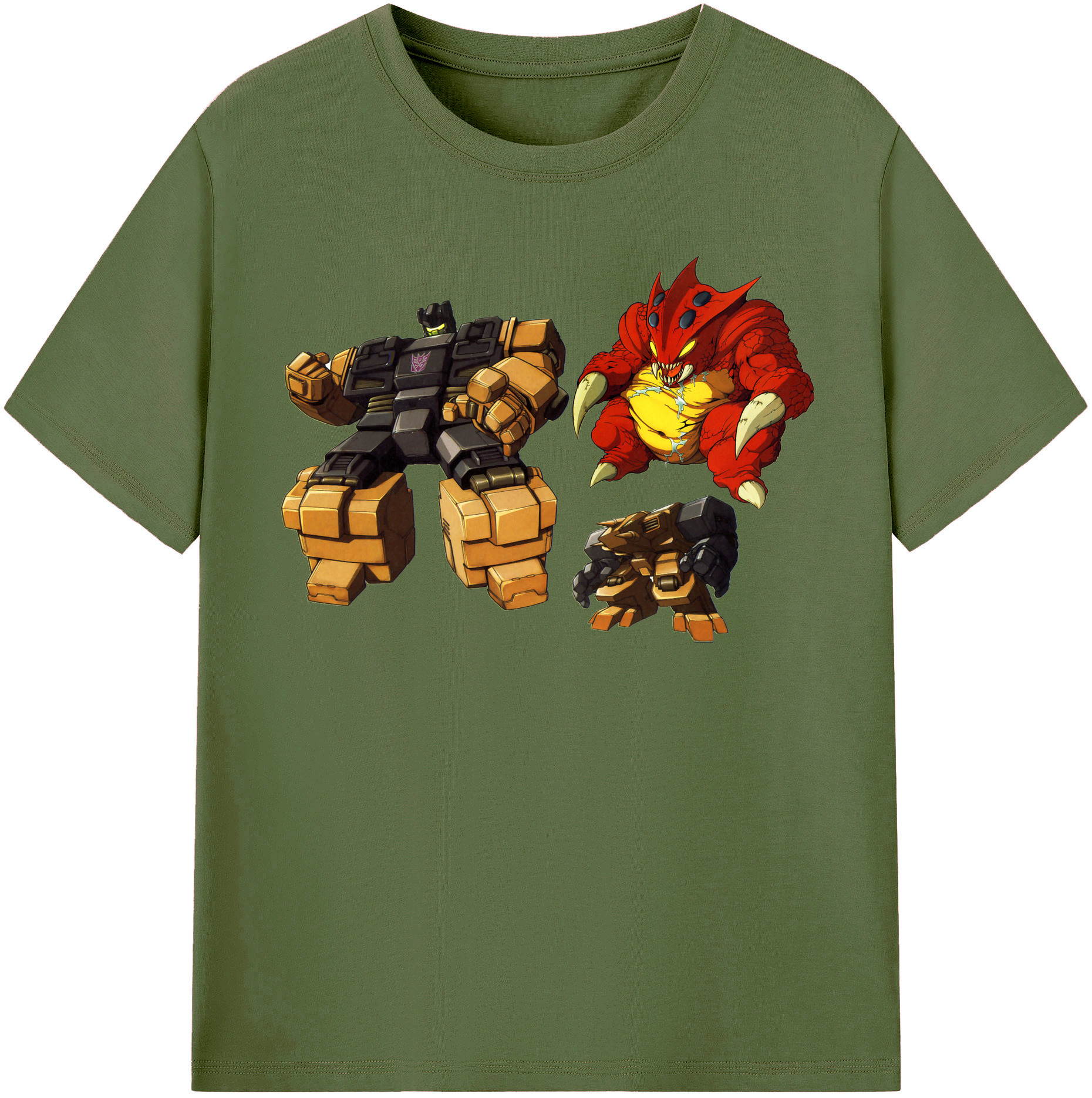 （画像用）  綿100％半袖Tシャツ（フロントプリント）